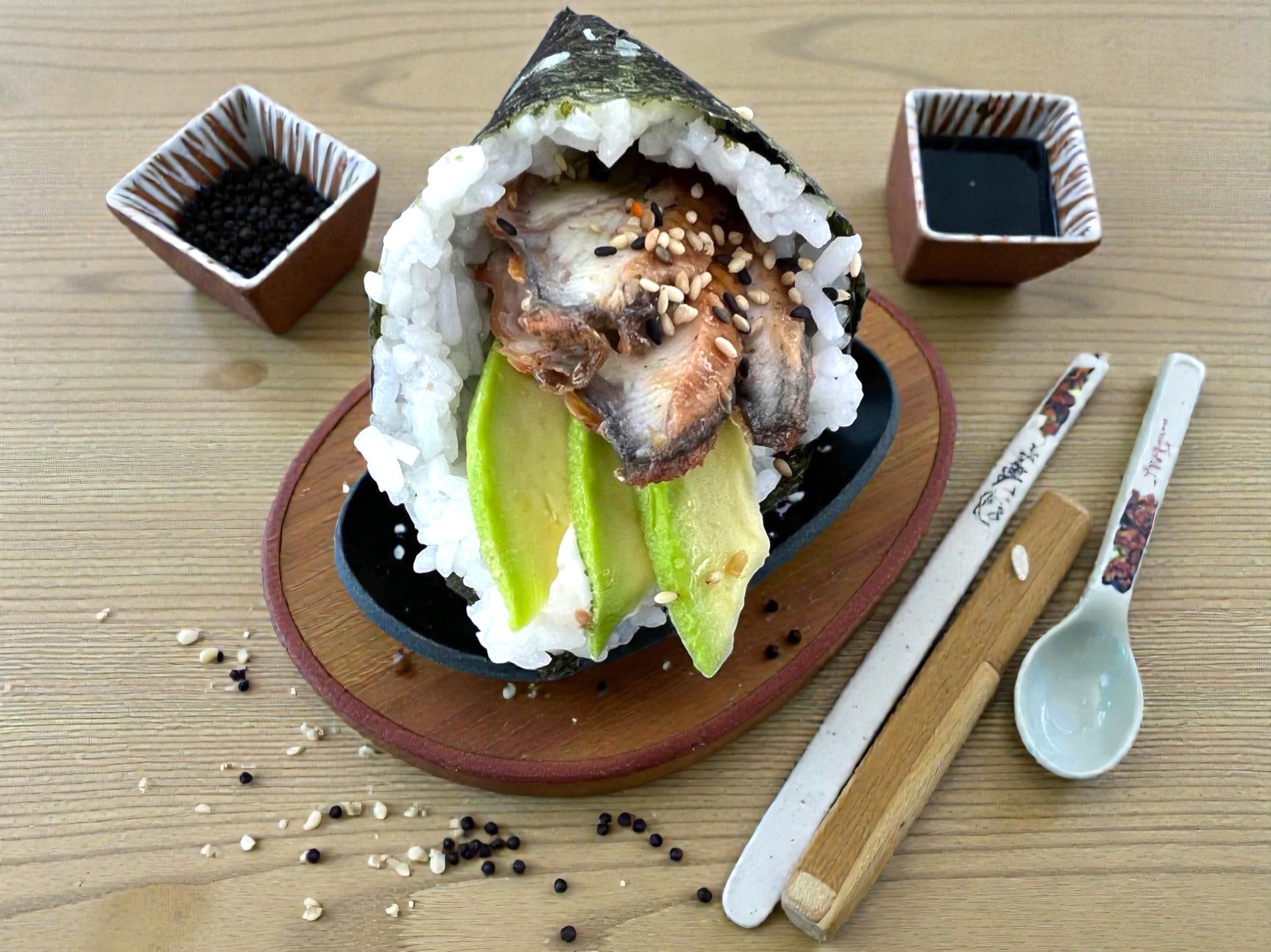 Temaki de Anguila